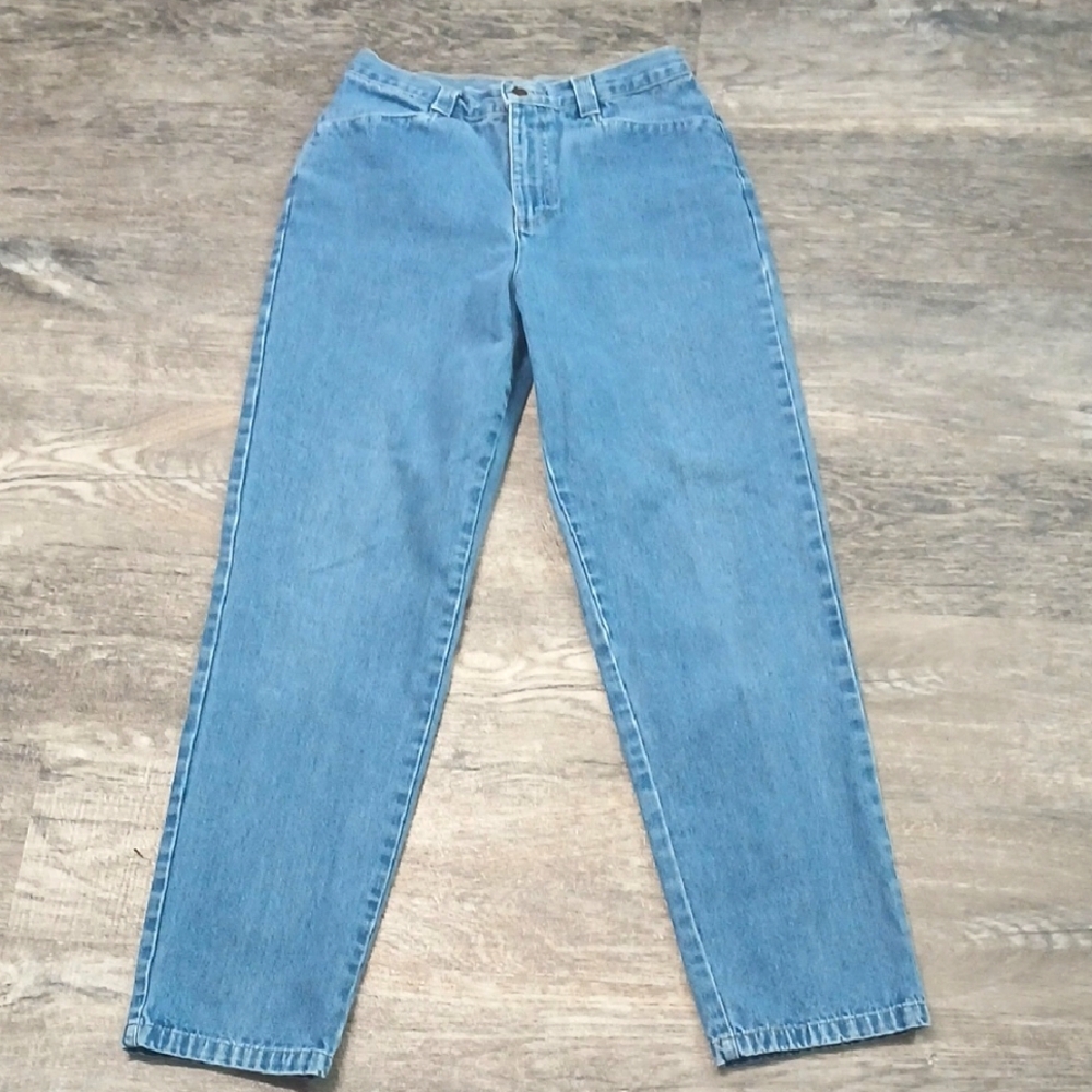 Vintage Lee  Blue Women's Jeans, pre-owned, size 10m, 7 of today size